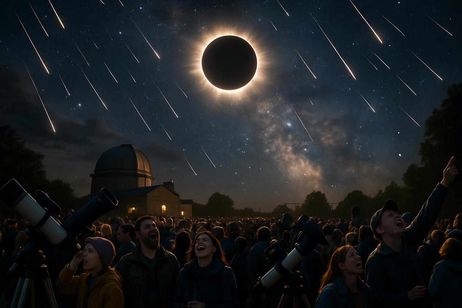 Evento especial de astronomia com público